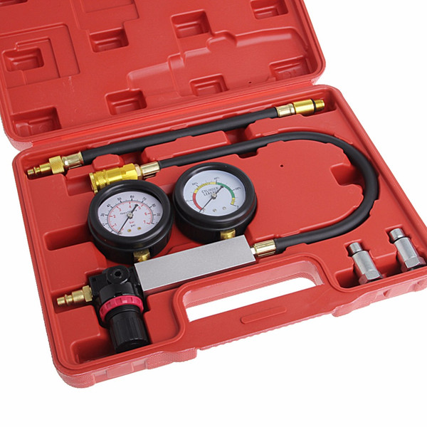 New Auto Cylinder Engine Leak Leakdown Tester Compression Gauge Diagnostic Detector for Car Cylinder Detector C45