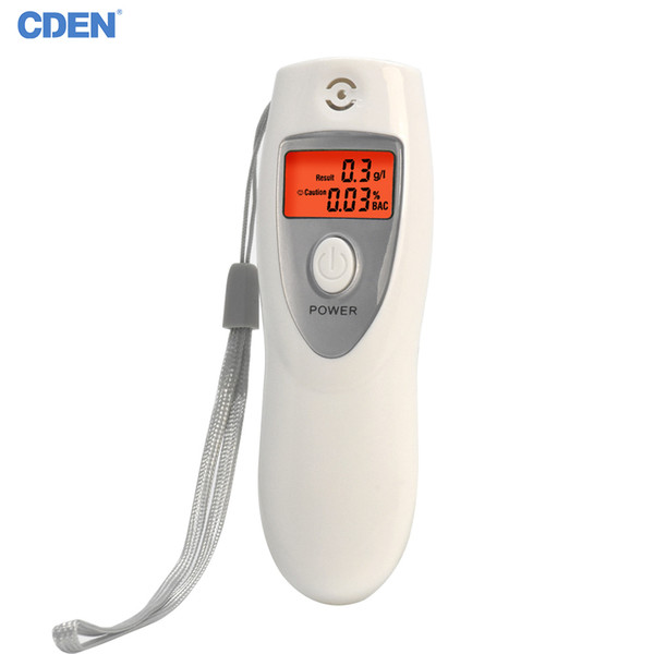 CDEN New Digital Breath Alcohol Tester Breathalyzer For Drivers Portable Inhaler Alcoholmeters Alcohol Analyser