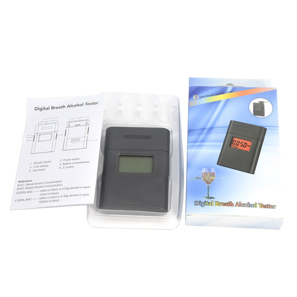 At-838 Portable Mini High Accuracy Air-Blown Alcohol Tester Breathable Wine-Drinking Alcohol Detector