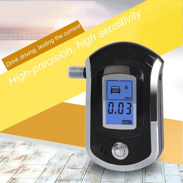 2022Professional Alcohol Tester LCD Screen Display Digital Alcohol Detector High Sensitivity Breathalyzer Car-Styling hot