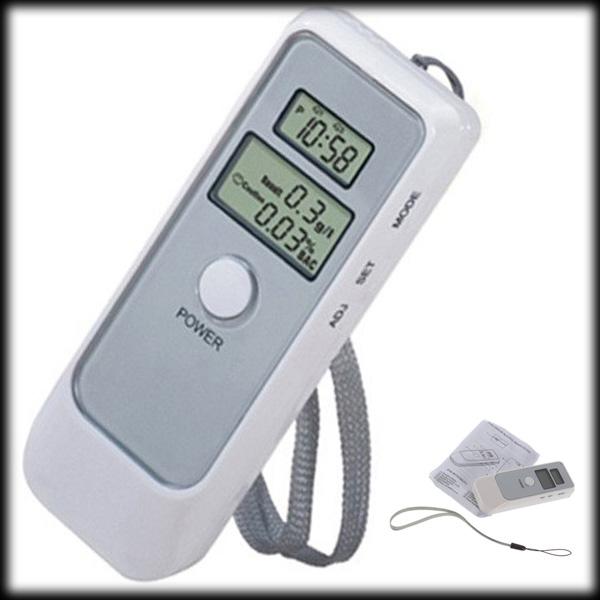 by DHL or EMS 100 pieces Portable Breath Alcohol Analyzer Digital Breathalyzer Tester Body Alcoholicity Meter Alcohol Detection