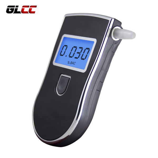 GLCC Alcohol Tester Digital Breathalyzer LCD Display Breath Analyzer Portable Alcohol Detection Device for Drivers