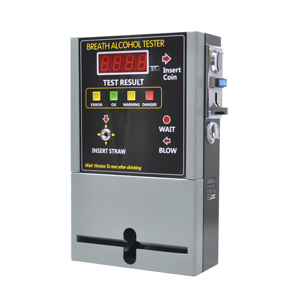 2014 hot professional coin operated alcohol tester/breathalyzer machine for bar /restaurant /hotel in russia AT-808