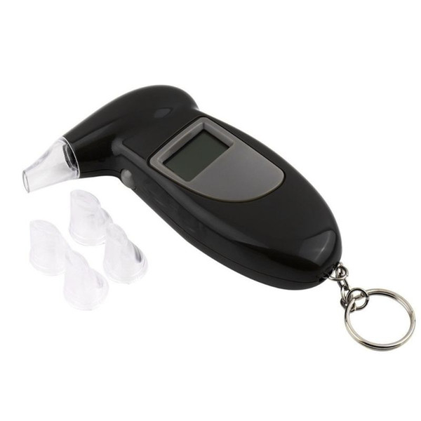 Alcohol Breathalyser Portable Breath Tester Accurate Digital Display LCD Light Convenient Lightweight Pocket Design Driving Acce