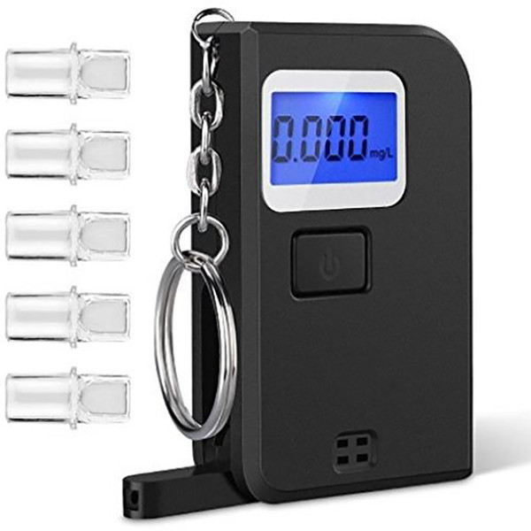 Portable Key chain Breath Alcohol Tester Key ring Analyzer detector