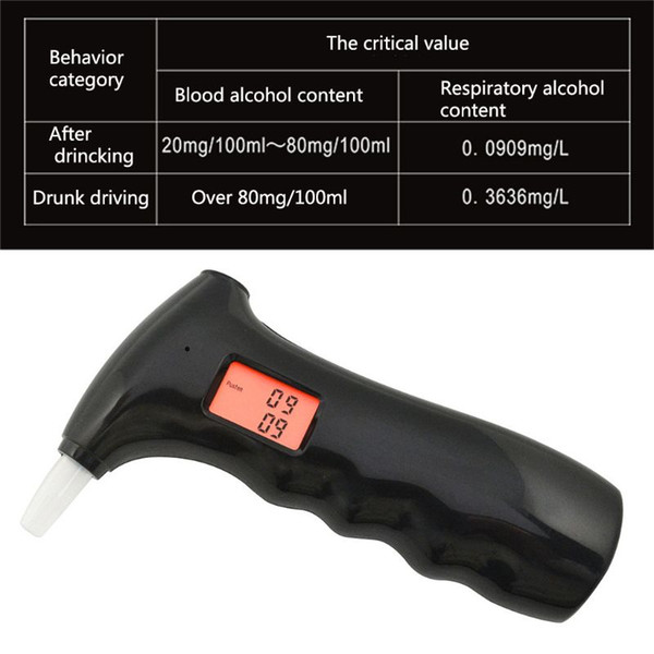 Drop ShiP Digital Breath Alcohol Tester Portable Accurate LED LCD Breath Alcohol Tester