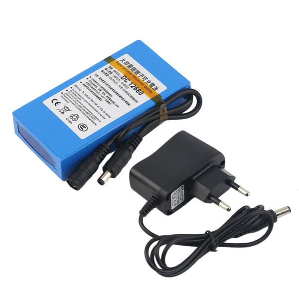 Compact Size Super Large Capacity 6800MAH Rechargeable Battery Pack Replacement Li-ion Battery Pack Blue