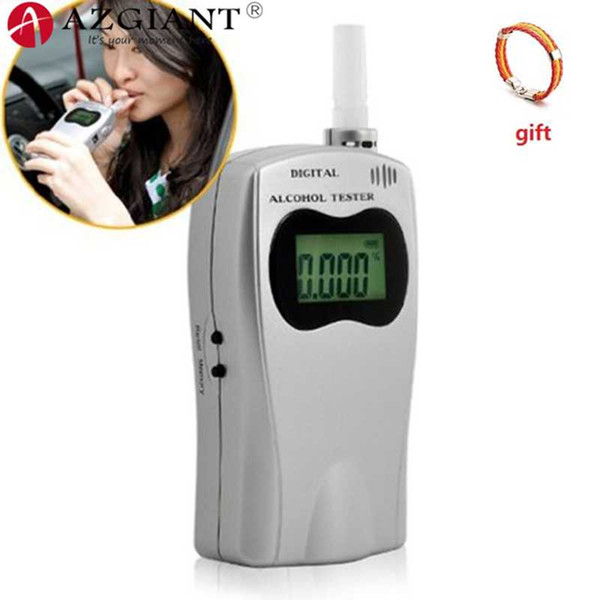 AZGIANT Digital Breathalyzer with LCD Screen Car Safety Device Breath Alcohol Tester Powered by Car Adapter Warm-Up 10 Seconds