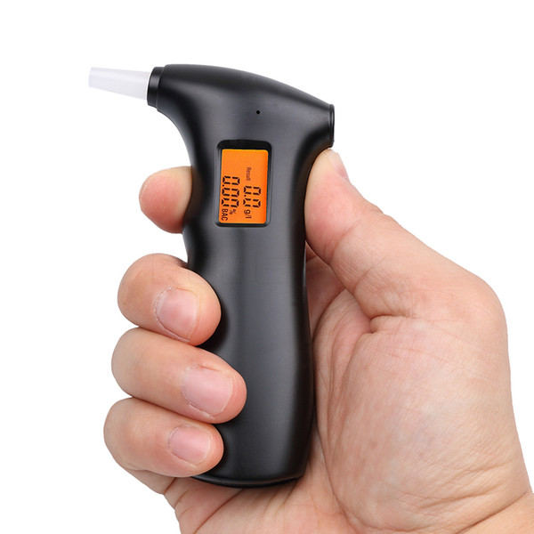 Greenwon Portable handheld shape Alcohol Tester detector Digital Breathalyzer with red backlights (0.19% BAC Max)