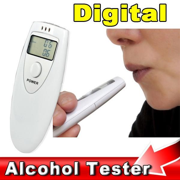 Portable Mini LCD Display Digital Alcohol Breath Tester Professional Breathalyzer Alcohol Meter Analyzer Detector