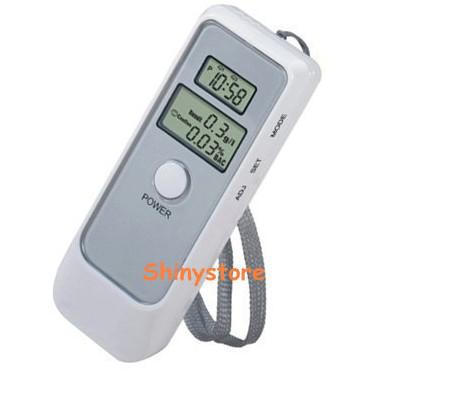 Digital Breathalyzer Alcohol Tester and Timer Dual LCD Display