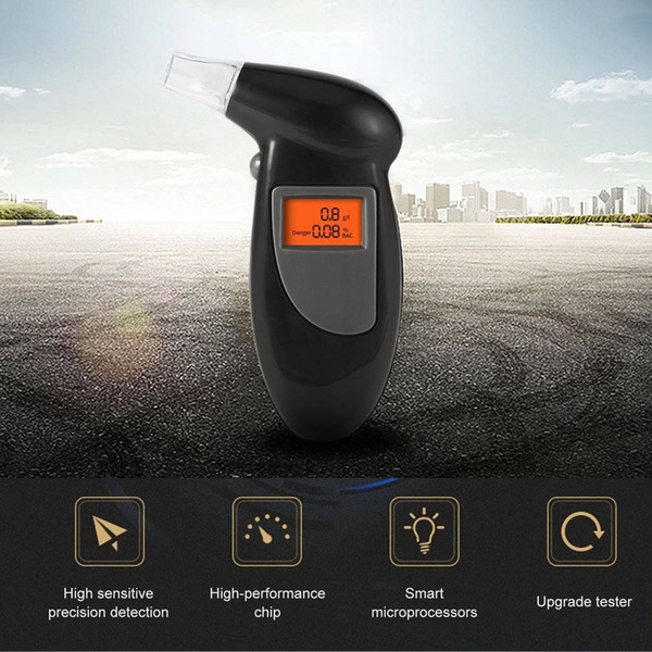 Car Digital Alcohol Breath Tester Breathalyzer Analyzer LCD Detector Backlight