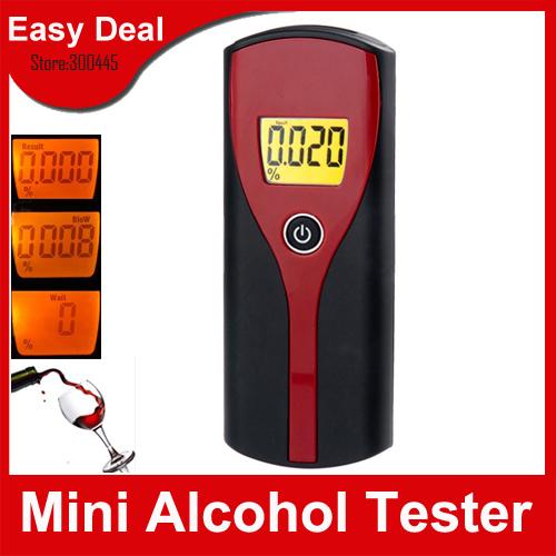 LCD Display Digital Breath Alcohol Tester Analyzer Breathalyzer For Drive Safety Free Shipping