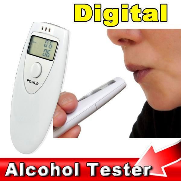 Pocket Portable Mini LCD Display Digital Alcohol Breath Tester Analyzer Breathalyzer Detector Test Testing car accessories styling