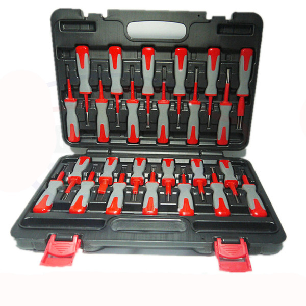 MADE IN TAI WAN 25 Pcs Harness terminal removal tool Titanium Alloy Anti-Skidding Audio & Navigation Terminal Remover