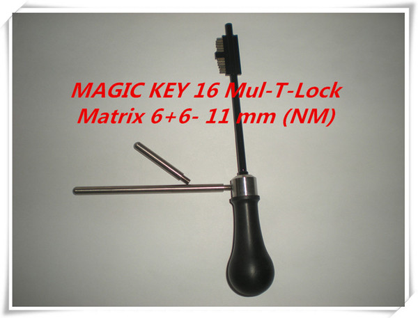 free shipping new product high quality decoder locksmith tools Magic Key 16 Mul-T-Lock Matrix 6+6 - 16 mm (NM) repair tools