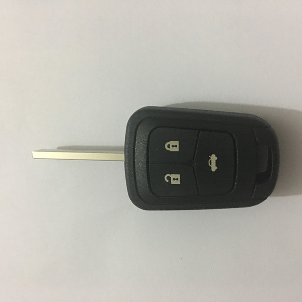 For Opel 2 button remote key shell with HU100 blade no logo