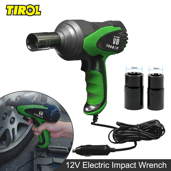 Electric Impact Wrench Car Tire Repair Tool Installation Wrench 12V Set For Occasional Emergency Use