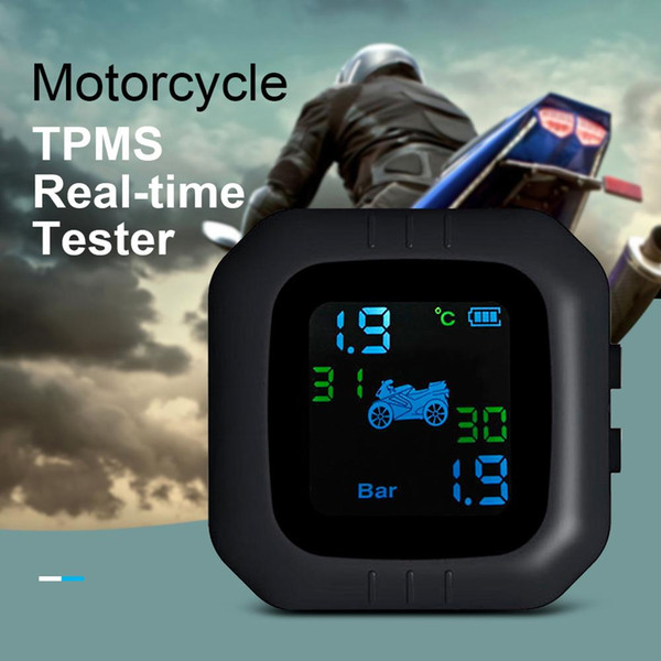 profession Tire Repair Tools Wireless TPMS tyre tire pressure monitor Motorcycle Pressure Monitor System with 2 External Sensors