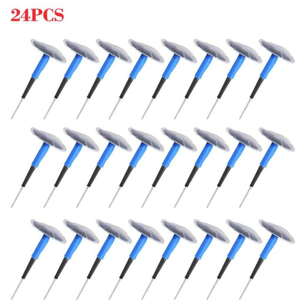 New 24Pcs Tires Mushroom Nails Tire Repair Tools Car Inner Tube Mushroom Nail Repair Kit Motorcycle Truck Car Professional Tools