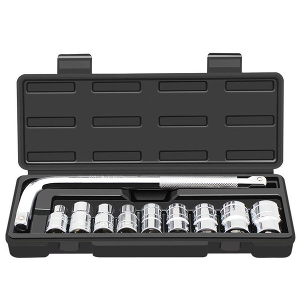 Car Tire Changing Tool Set 10 Piece Set Socket Wrench Set Car Car Emergency Tire Disassembly Combination