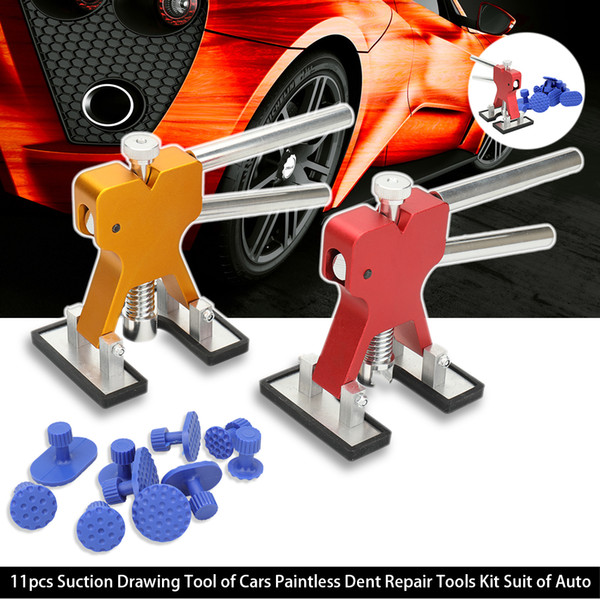 Car Auto Care 11pcs Suction Drawing Tool of Cars Paintless Dent Repair Tools Kit Suit of Auto