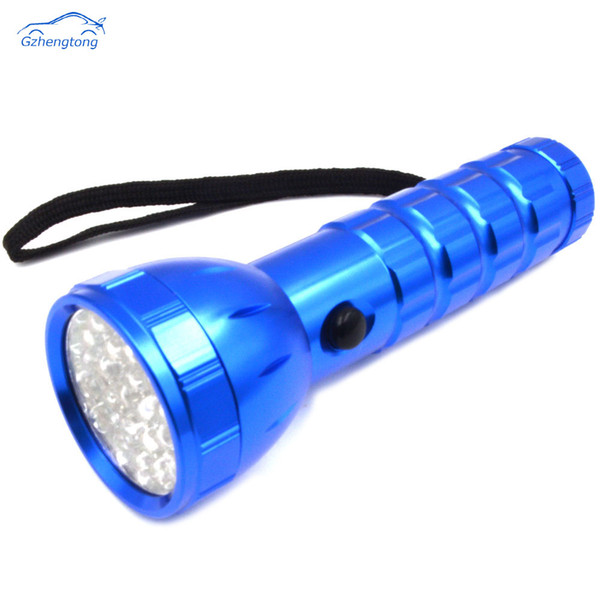 Gzhengtong 1pcs 28 LED Purple Light Automotive Air Conditioning Leak Detector Flashlight Leak Test Flashlight/ electric torch