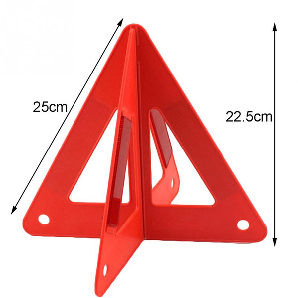 2018 Auto Car Safety Emergency Reflective Warning Triangle 26*25*23CM HOT cheap
