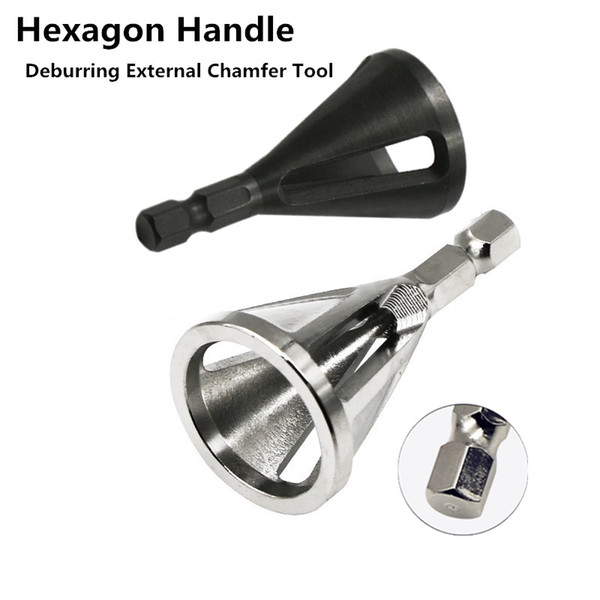 Stainless Steel Deburring External Chamfer Tool Drill Bit Remove Burr Silver Tire Repair Tools