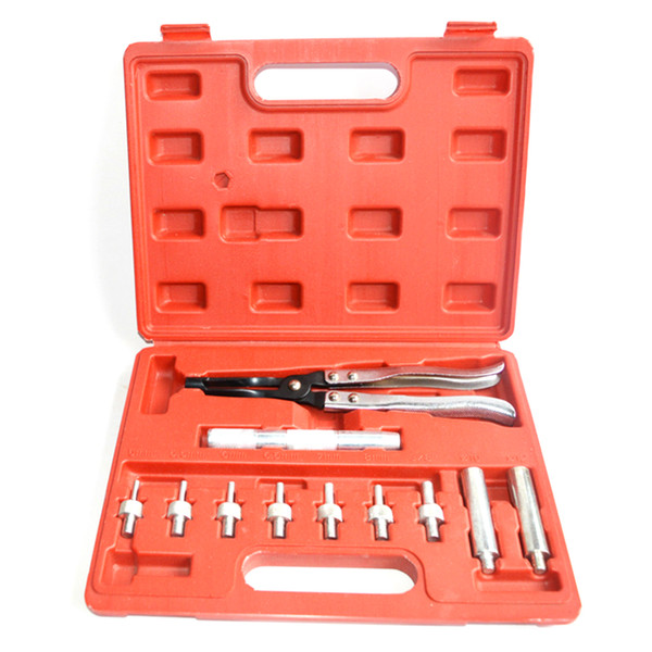 High Quality 11pcs Car Vehicle Valve Oil Seal Pliers Remover Installer Tool Set Car Garage Kit Auto Tire Repair Tools