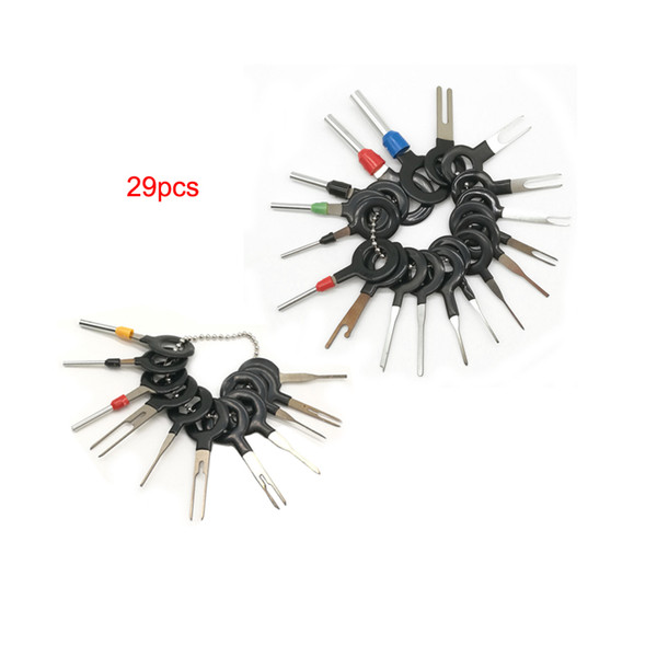 29/36pcs Car Terminal Remove Tool Pin Extractor Electrical Wiring Crimp Connector Kit Hand Tools