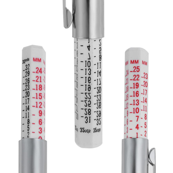 25mm Car Motor Bike Tyre Tread Depth Gauge Metric Standard Measures Tester