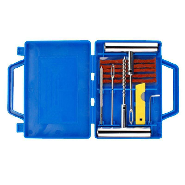 11Pcs Car Motorcycle Bike Emergency Heavy Duty Tubeless Tire Puncture Repair Kit Plug Set Car Tyre Repair Kit