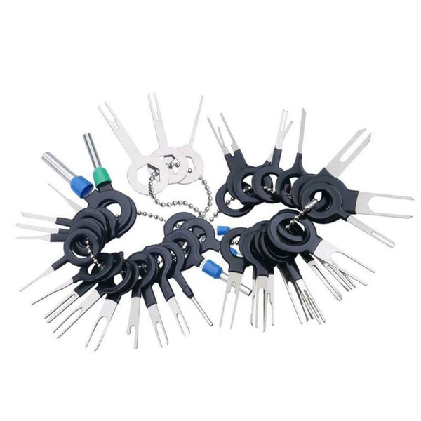 41pcs Terminal Needles Remover Car Electrical Plug Wiring Connector Pin Extractor Removal Tool Stylus Accessories