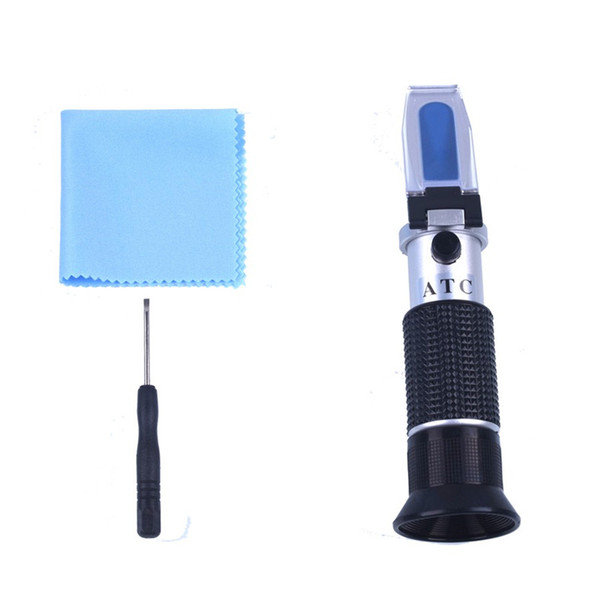 High quality Auto car Handheld Antifreeze Liquid Coolant tester Battery Refractometer Free DHL