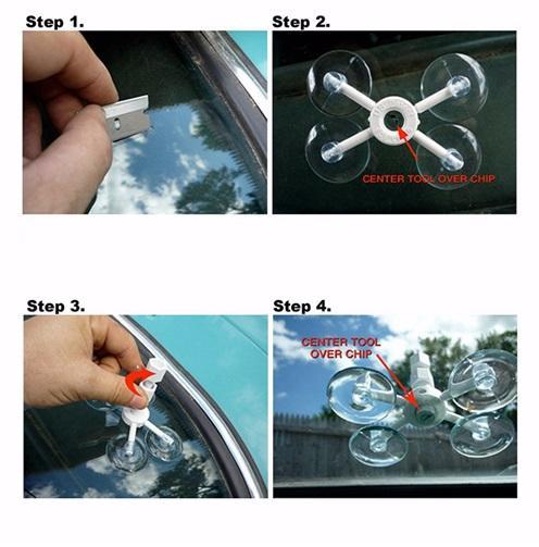 High Quality Newest Professional DIY Car Windshield Chip Repair Kit Tools Auto Glass Windscreen Repair Set Car Styling