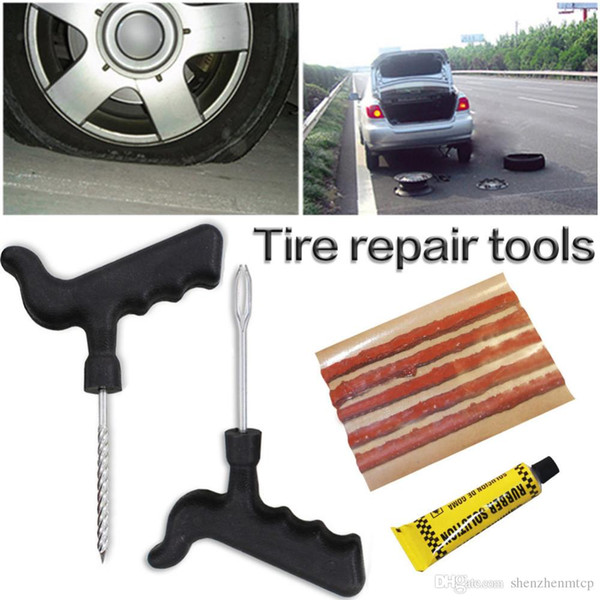 Tire Repair Kit for Cars Trucks Motorcycles Bicycles Auto Motor Tyre Repair for Tubeless Emergency Tyre Fast Puncture Plug Repair