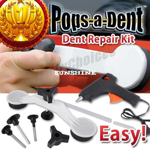 DIY Pops A Dent & Ding Car Auto Damage Repair Panel Bodywork Puller Tool Kit