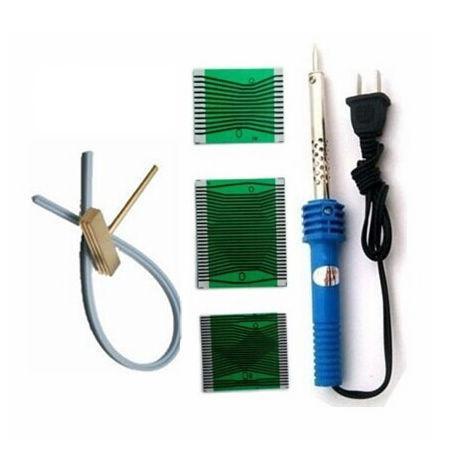 PWcar 1 set for benz instrument cluster dead pixel fix kits W210 W202 W208 ribbon cable soldering head teflon cable