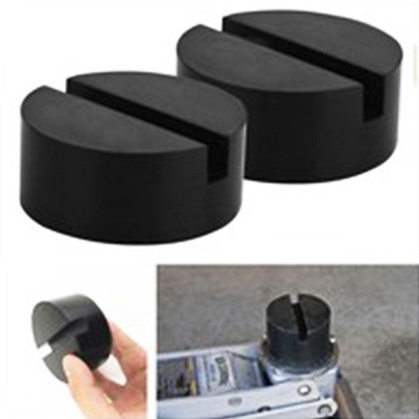 2pcs Black Jack Pad Jack Stand Premium Durable Jacking Pad Adapter Jacking Point Pad Automobile Floor