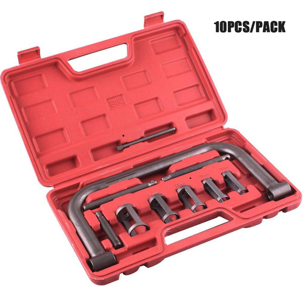 10 pcs Car Motorcycle Valve Spring Compressor Tool Bit Set