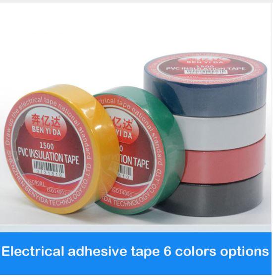 Car electrical tape 10 pieces Color electrical tape PVC wear-resistant flame retardant lead-free electrical insulating tape waterproof color