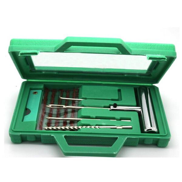 High quality Car Bike Auto Tubeless Tire Tyre Needle Tool Sets Puncture Plug Repair Tool Kit Safety 5 Strips Stainless Steel order<$15 no tr