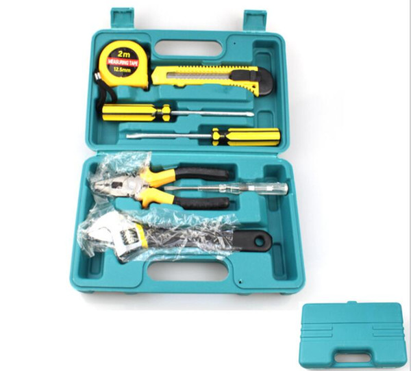 8-piece Toolbox Car Tool Kit Car Hardware Combination Tool