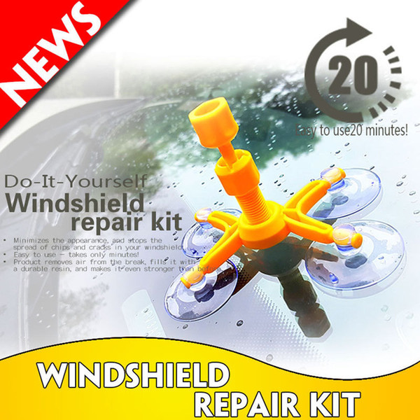 Windscreen Fix Tool Set Glass Windscreen Repair Windshield Repair Kit Glass Repair Tool Window Polishing Set