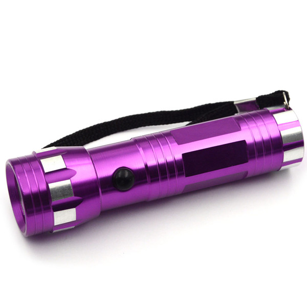 Gzhengtong 1pcs 14 LED Purple Light Automotive Air Conditioning Leak Detector Flashlight Leak Test Flashlight/Purple electric torch