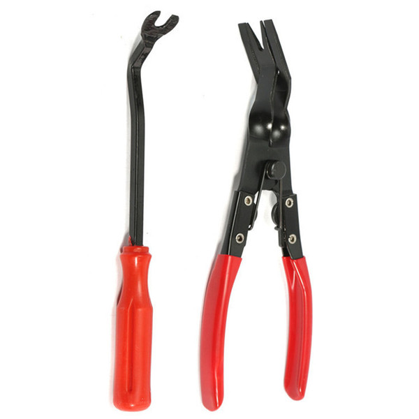 Set Of 2Pcs Automotive Car Door Panels Trim Panel Clip Plier Set & Fastener Remover for Car Maintenance