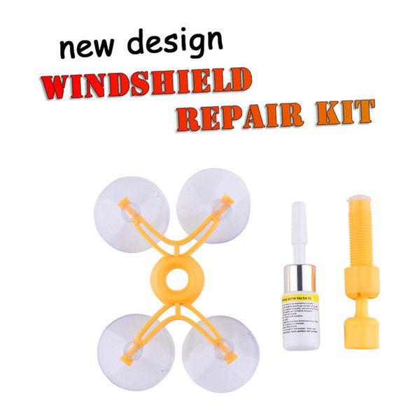 NEW Windscreen Windshield Repair Tool Set DIY Car Kit Wind Glass For Chip Crack Wholesale Car Window Repairing Tool Set