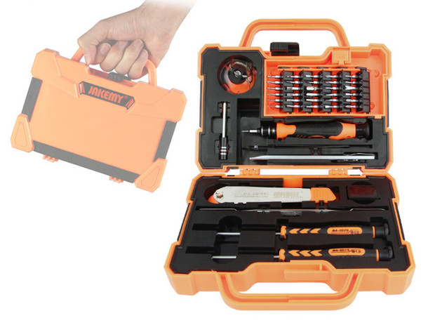 JAKEMY JM-8139 45 In 1 Precise Screwdriver Set Repair Kit Opening Tools For Cellphone Computer Car Electronic Maintenance 10Sets