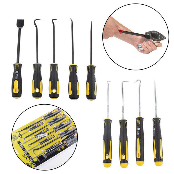 9pcs Scraper Hook Pick Set Car Removal Hand Tool Scraping O rings Seals Bushes 25cm Free Shipping